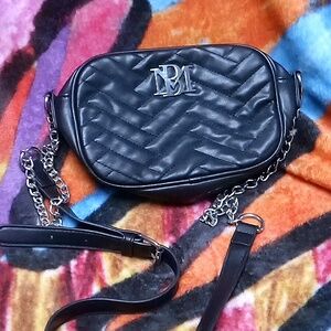 Bagley mishka leather purse with chain strap